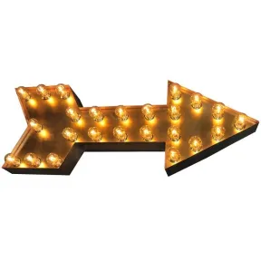 Vintage luminous arrow wall sconce 2