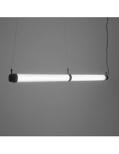 lámpara de techo colgante con tira leds de 21w 2