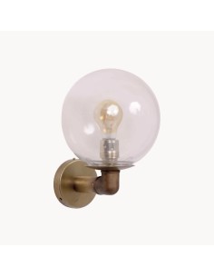 wall light with crystal ball in different finishes