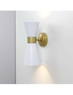 Vintage light wall light in two finishes ideal for hallways 2