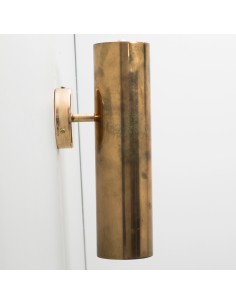 Vintage aged copper wall light.