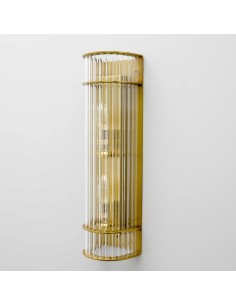 Vintage wall sconce glass rods - Ariel 2