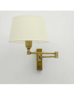 wall light with artisanal finishes manufactured using an articulated arm 2