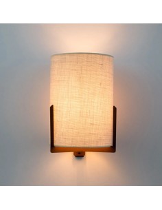 wall sconces with a cylindrical lampshade