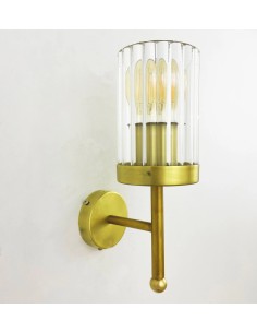 apliques vintage con un portalámparas E27 que soporta una bombilla LED estándar