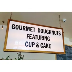 Light box with vintage letters 2