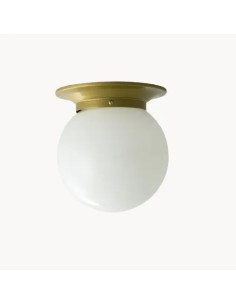 Ceiling lamp with glass ball in vintage style