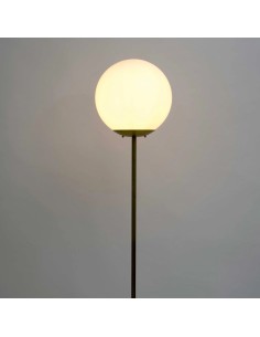 floor lamp with an opalised glass ball of 35cm in diameter 2