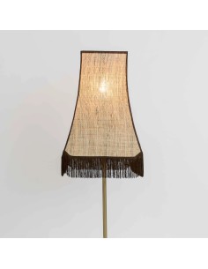 fabric floor lamp made of natural fibres perfect for decorations with character