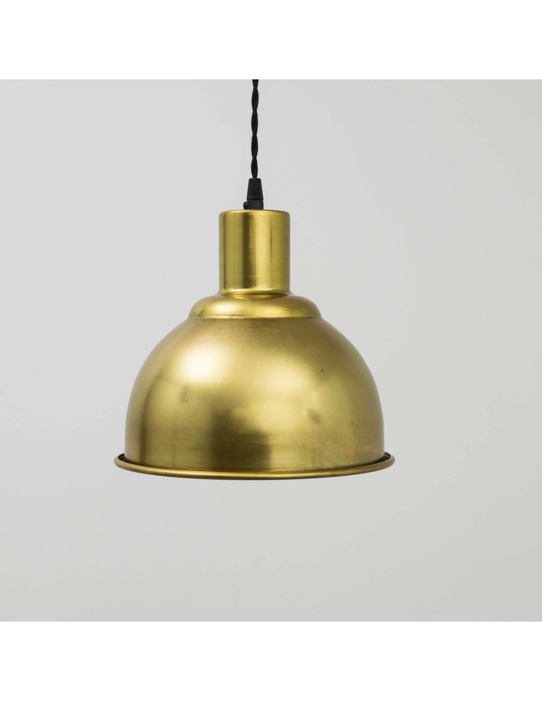 lámpara de techo vintage dorada de estilo industrial