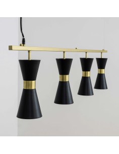 Elegant vintage ceiling lamps perfect for illuminating dining rooms and bar counters.