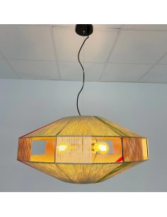 lámparas de techo vintage decorativas funciona con cuatro bombillas LED de casquillo E27