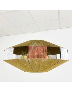 lámparas de techo vintage decorativas funciona con cuatro bombillas LED de casquillo E27 2