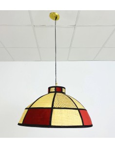 ideal vintage ceiling lamps edged with black thread