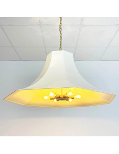 ideal vintage ceiling lamps of octagonal shape 2