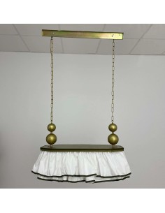 decorative vintage ceiling lamps with glass diffuser