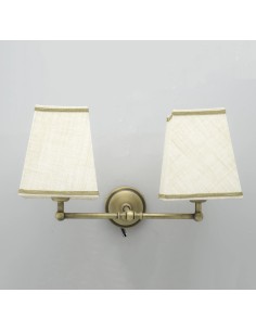 wall sconces bedroom wall lamps double lampshade articulating arm 2