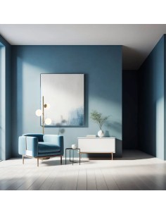 lámpara pie con bolas de cristal con un pie de salón metálico 2