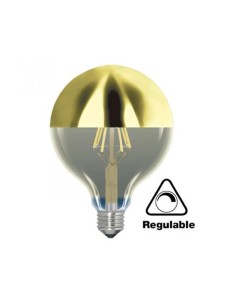 Vintage medium globe LED bulb - E27 2200k - crystal gold