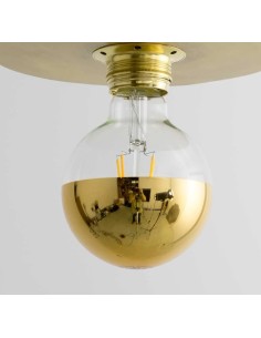 Vintage medium globe LED bulb - E27 2200k - crystal gold 2