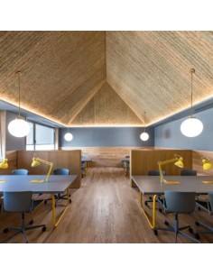 lámpara de techo vintage bola cristal 2