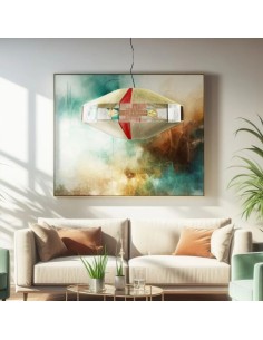 decorative vintage ceiling lamps powered by four E27 LED bulbs 2