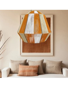 vintage ceiling lamps made with a black frame 2