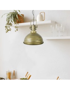 vintage metal and methacrylate ceiling lamp 2