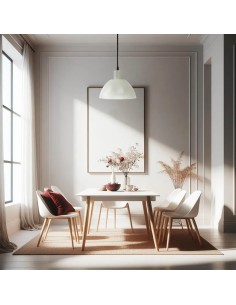 light gray Nordic style vintage ceiling lamp 2