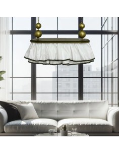 lámparas de techo vintage decorativas con cristal difusor 2