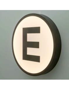 Circular lettering with light 2