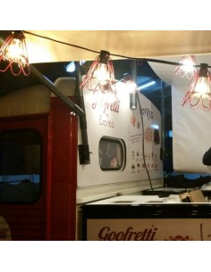 vintage light flower shaped vintage light garland 2