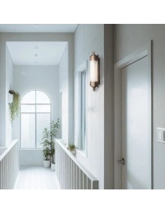 aplique de pared efecto latón envejecido 2