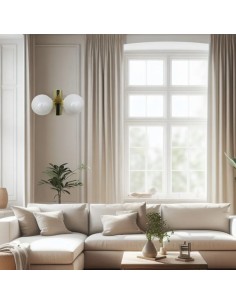 wall sconces with two LED bulbs with E27 socket 2