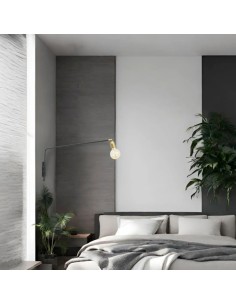 aplique de pared  con los detalles en dorados aplicados artesanalmente 2