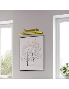 vintage brass wall light 2