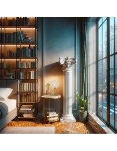 Vintage transparent glass ball table lamp - Naomi 2