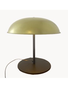 Brass finish bedside table lamp