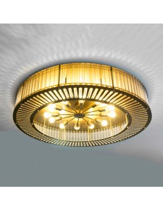 ceiling lamp in shiny gold finish