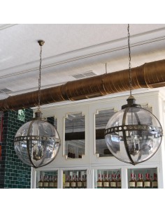 Large crystal ball pendant lamp 2