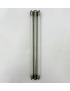 Vertical wall light with slim design and geometric structure 2