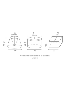 Pantalla CILINDRO BAJO a medida diferentes medidas - Luz Vintage 2