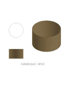 Pantalla CILINDRO BAJO a medida diferentes medidas - Luz Vintage