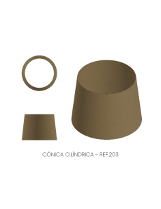 Pantalla lámpara cilindro a medida - Luz Vintage