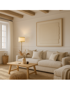 vintage floor lamp metalic floor lamp with brass effect finish 2