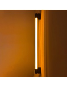 Aplique vintage industrial con tubo LED cálido de 60 cm