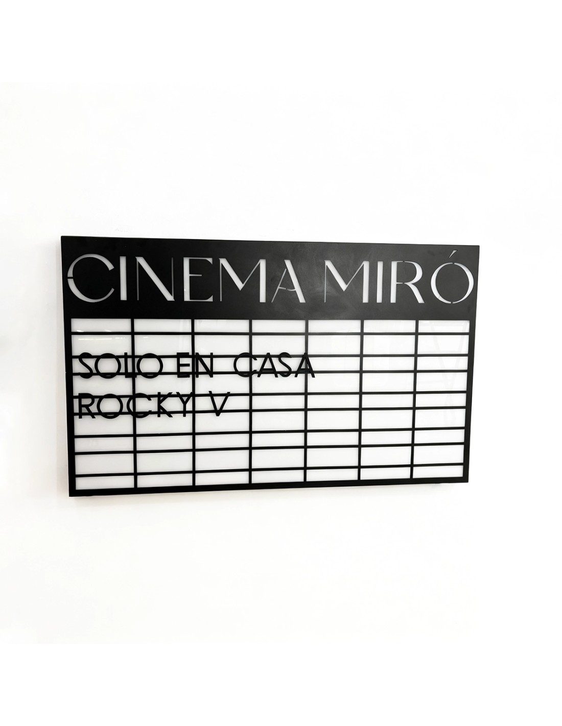 Cartel luminoso retro modelo OBA