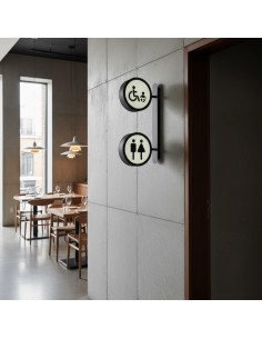 Rótulo decorativo profesional para hoteles y restaurantes 2