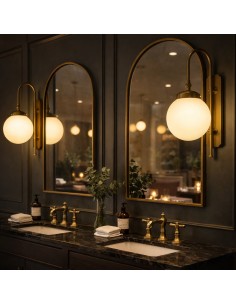 Vintage wall sconce with crystal ball - Amiana 2