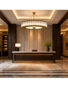 copy of Flute Ø170 cm pendant lamp – 3 tiers 2
